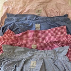 Bundle of 4 striped button downs